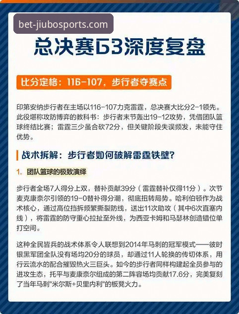 剖析雷霆加时险胜的3个关键转折点：一次深度赛事复盘